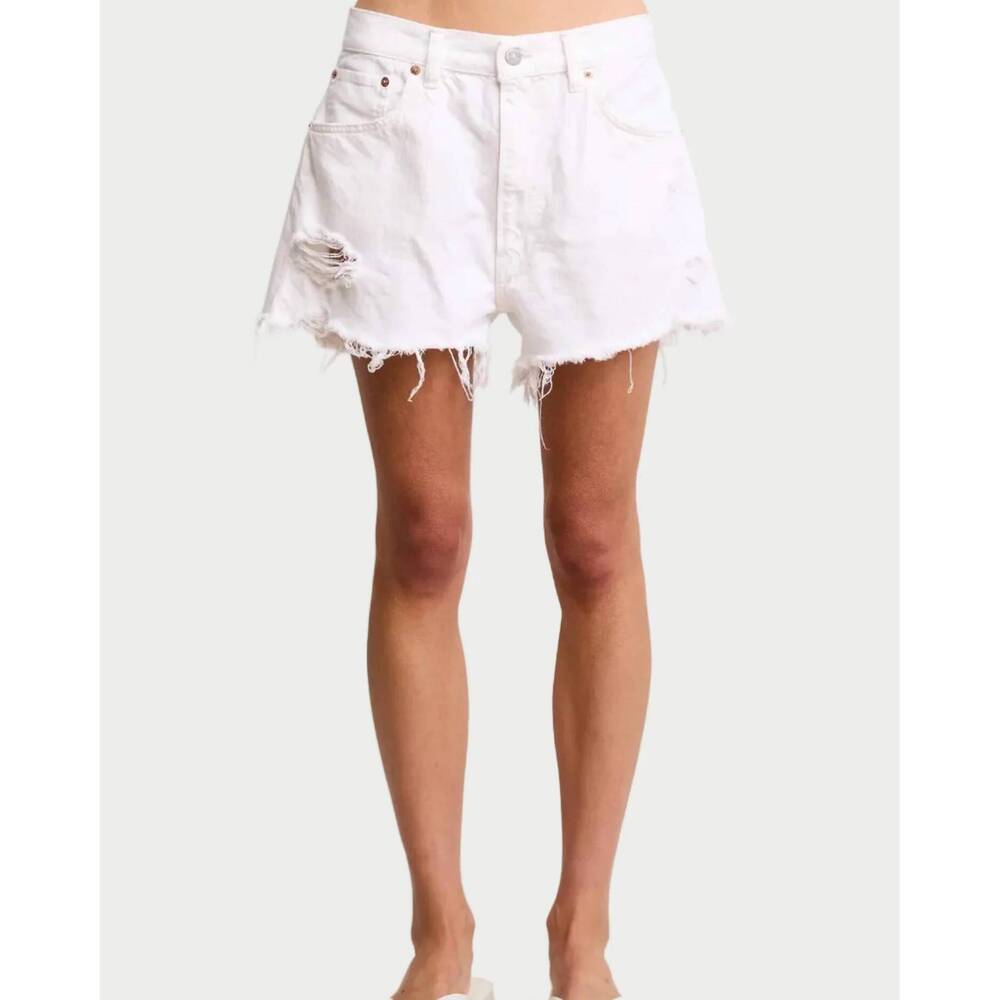 NEW DENIMIST haisley shorts in white wash